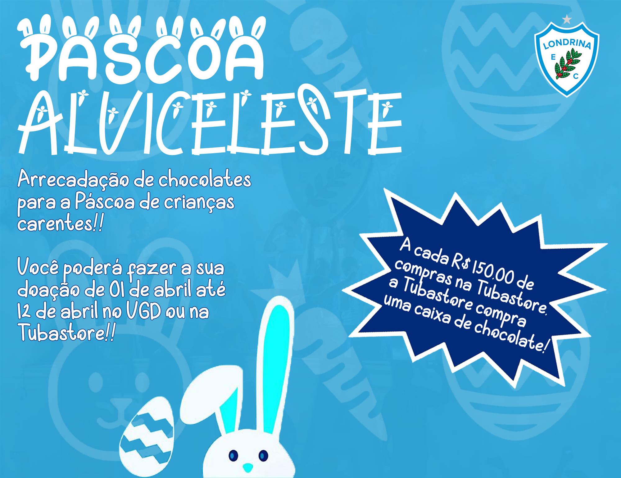 Londrina lança campanha para arrecadação de chocolates na Páscoa